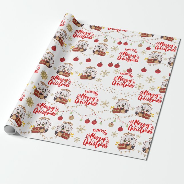Weihnachtsgeschenk-Wrapper Geschenkpapier (Ungerollt)