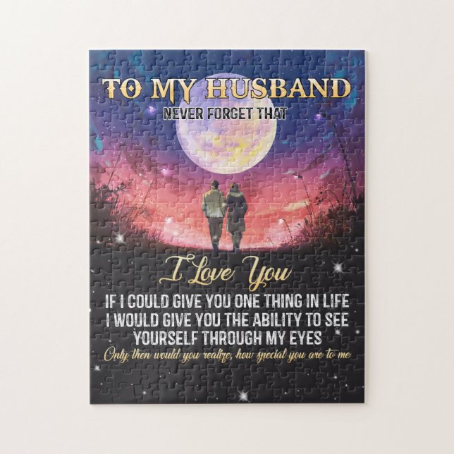 Weihnachtsgeschenk | Zu meinem Mann I Liebe Sie (Vertikal)