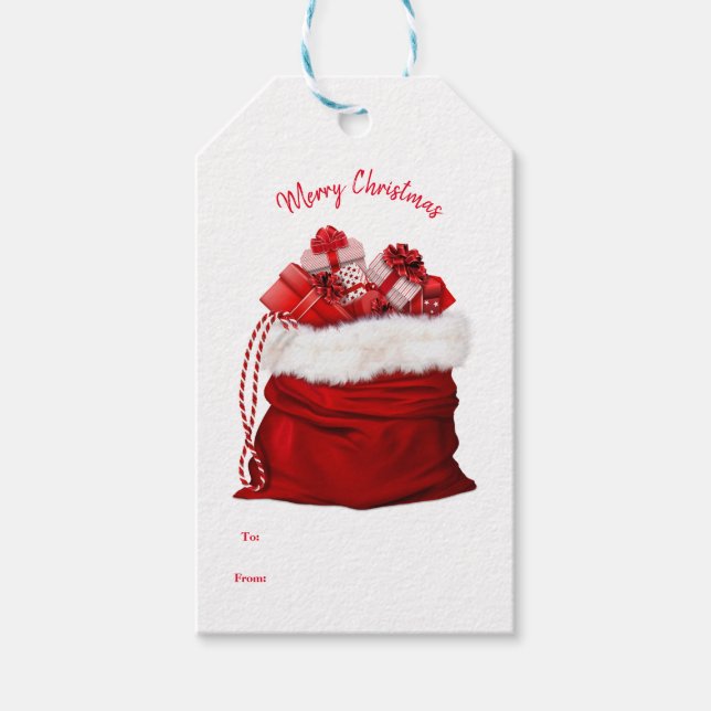 Weihnachtsgeschenkanhänger Geschenkanhänger (Vorderseite)