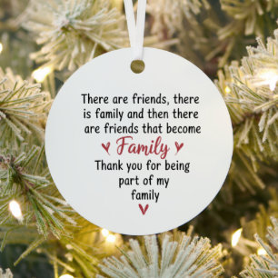 Weihnachtsgeschenke 2025 für Familie und Freunde  Ornament Aus Metall