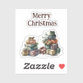Weihnachtsgeschenke Aufkleber