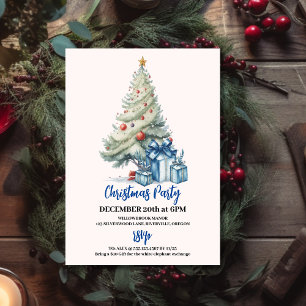 Weihnachtsgeschenke-Austausch Feiertag Party Einladung