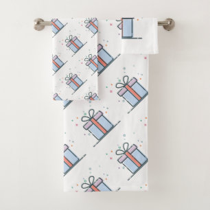 Weihnachtsgeschenke Badhandtuch Set