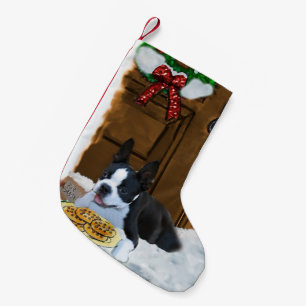 Weihnachtsgeschenke Bostons Terrier Kleiner Weihnachtsstrumpf