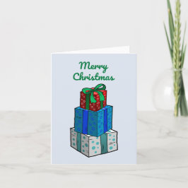 Weihnachtsgeschenke Feiertagskarte