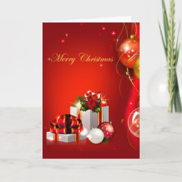 Weihnachtsgeschenke Feiertagskarte