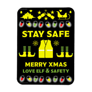Weihnachtsgeschenke für Gesundheit und Sicherheit Magnet