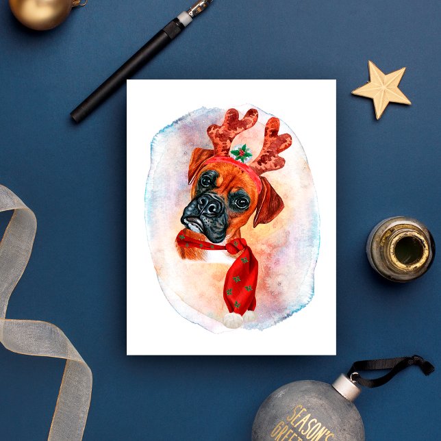 Weihnachtsgeschenke für Hunde Feiertagspostkarte (Von Creator hochgeladen)