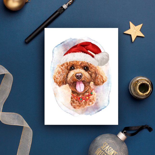 Weihnachtsgeschenke für Hunde Liebhaber Feiertagspostkarte (Von Creator hochgeladen)