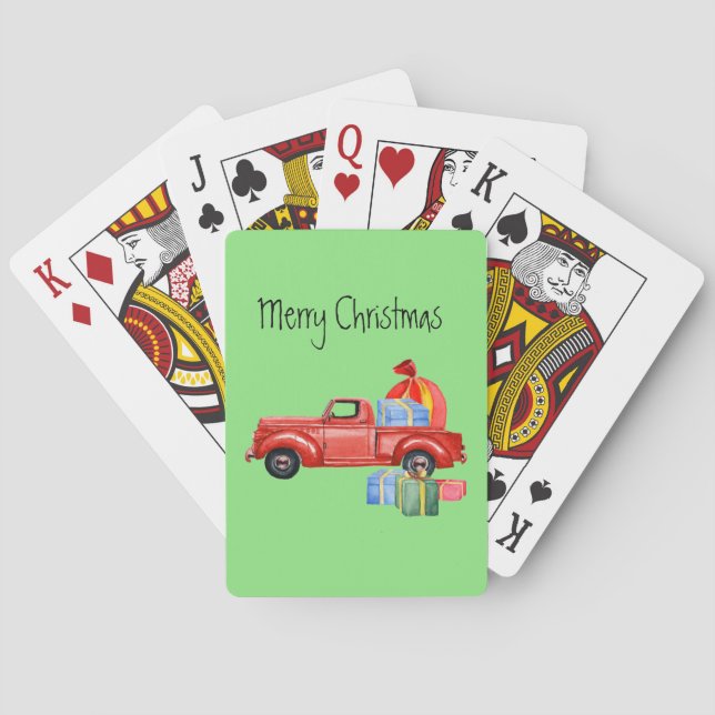 Weihnachtsgeschenke für Kartenspiele Spielkarten (Rückseite)