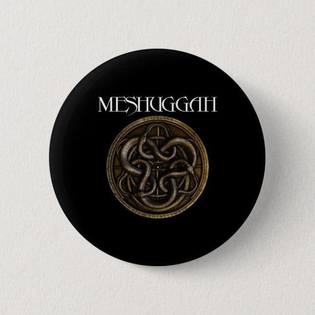 Weihnachtsgeschenke für Meshuggah - Männergeschenk Button (Vorderseite)