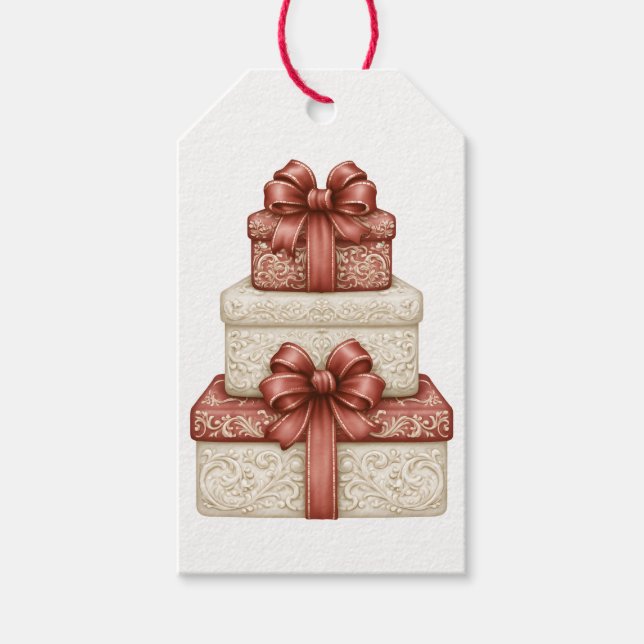 Weihnachtsgeschenke Geschenkanhänger (Vorderseite)