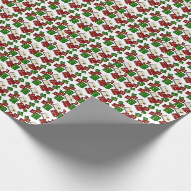 Weihnachtsgeschenke Geschenkpapier (Ecke)