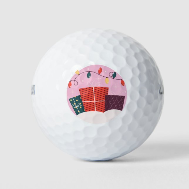 Weihnachtsgeschenke Golfball (Vorderseite)