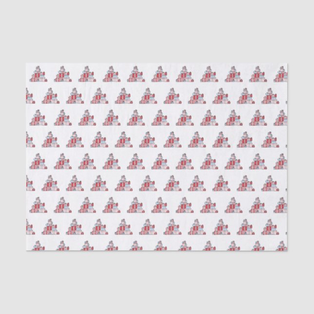 Weihnachtsgeschenke Holiday Tissue Paper Seidenpapier (Vorderseite)