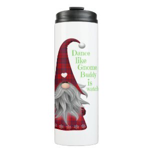Weihnachtsgeschenke Ideen Gnome Buddy beobachtet T Thermosbecher