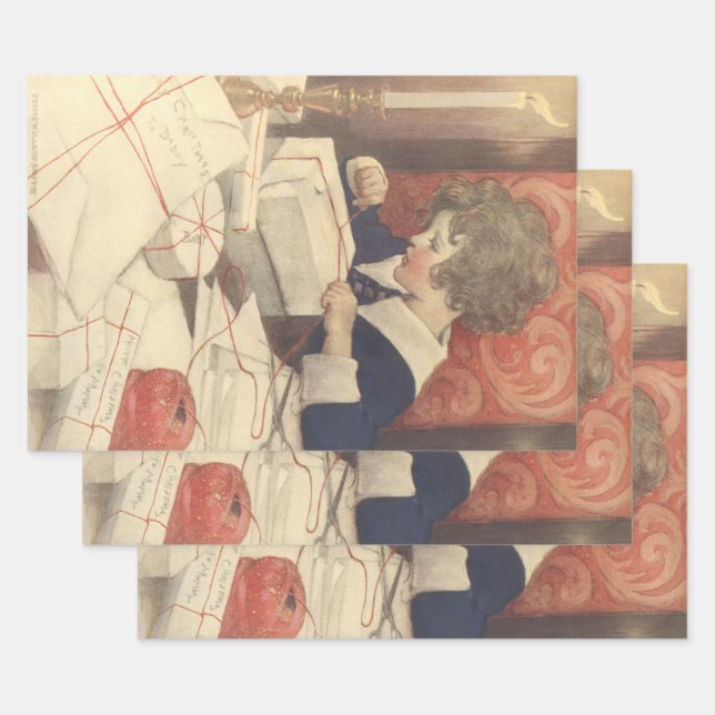 Weihnachtsgeschenke, Jessie Willcox Smith Geschenkpapier Set (Set)