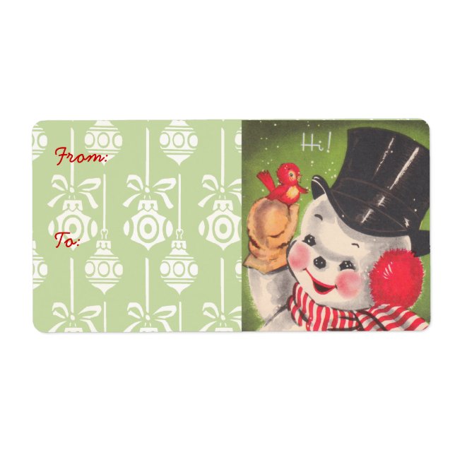 Weihnachtsgeschenke Labels (Vorne)