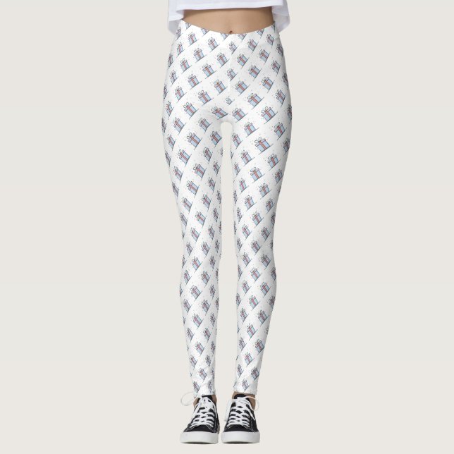 Weihnachtsgeschenke Leggings (Vorderseite)