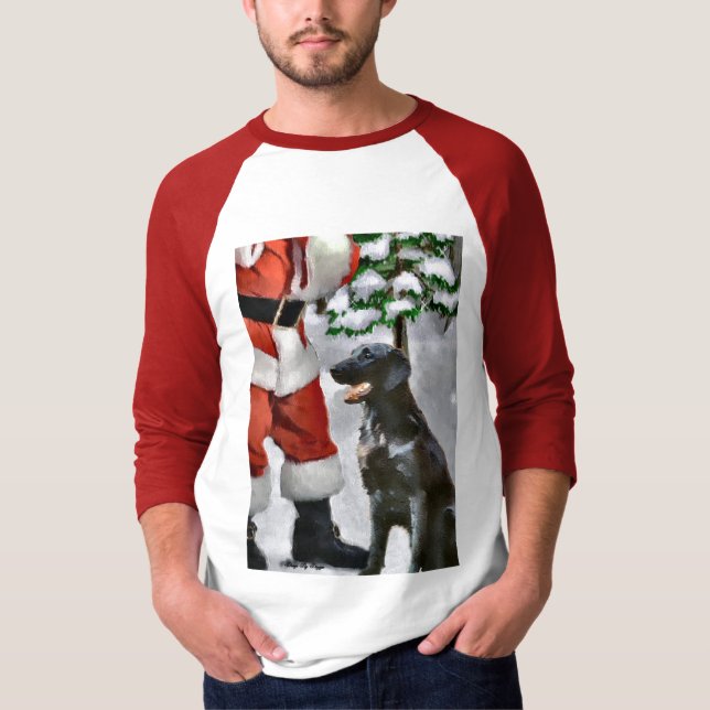 Weihnachtsgeschenke mit Flachbildschirm T-Shirt (Vorderseite)