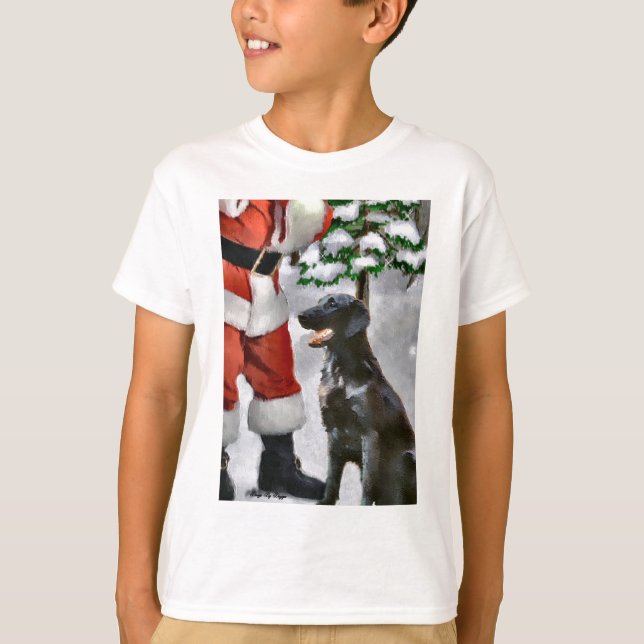 Weihnachtsgeschenke mit Flachbildschirm T-Shirt (Vorderseite)