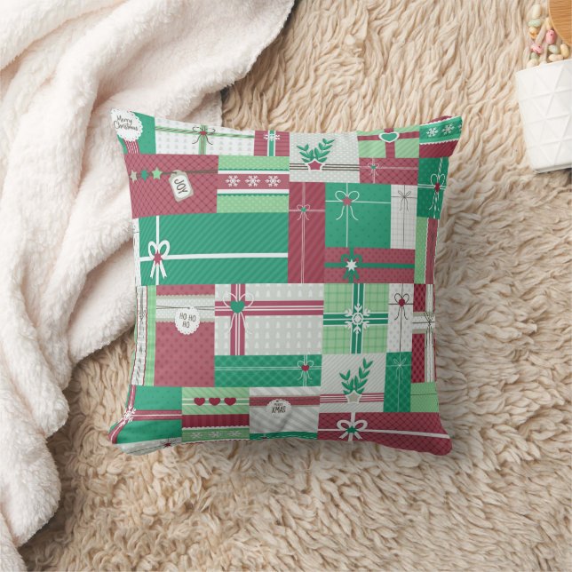 Weihnachtsgeschenke Mosaik Kissen (Decke)