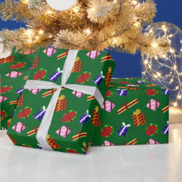 Weihnachtsgeschenke Muster Geschenkpapier