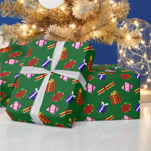 Weihnachtsgeschenke Muster Geschenkpapier