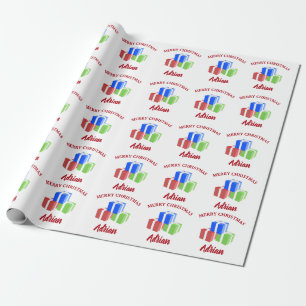 Weihnachtsgeschenke Muster, kundenspezifische Beze Geschenkpapier