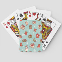 Weihnachtsgeschenke Pattern Card Games