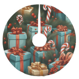 Weihnachtsgeschenke Polyester Weihnachtsbaumdecke