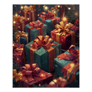 Weihnachtsgeschenke Poster