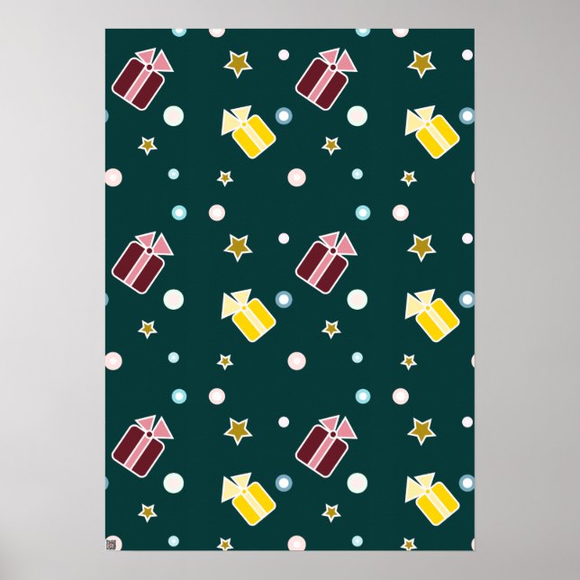 Weihnachtsgeschenke Poster (Vorne)