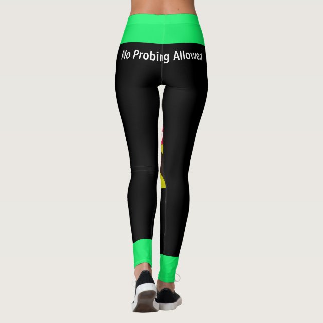 Weihnachtsgeschenke Raum Neuheit BEREICH 51 KEIN P Leggings (Rückseite)