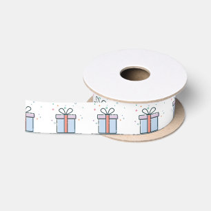 Weihnachtsgeschenke Satinband