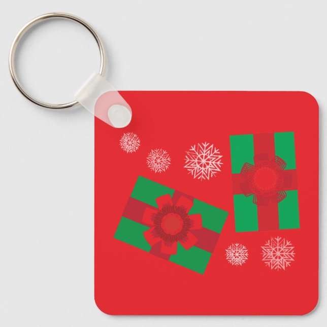 Weihnachtsgeschenke Schlüsselanhänger (Vorderseite)