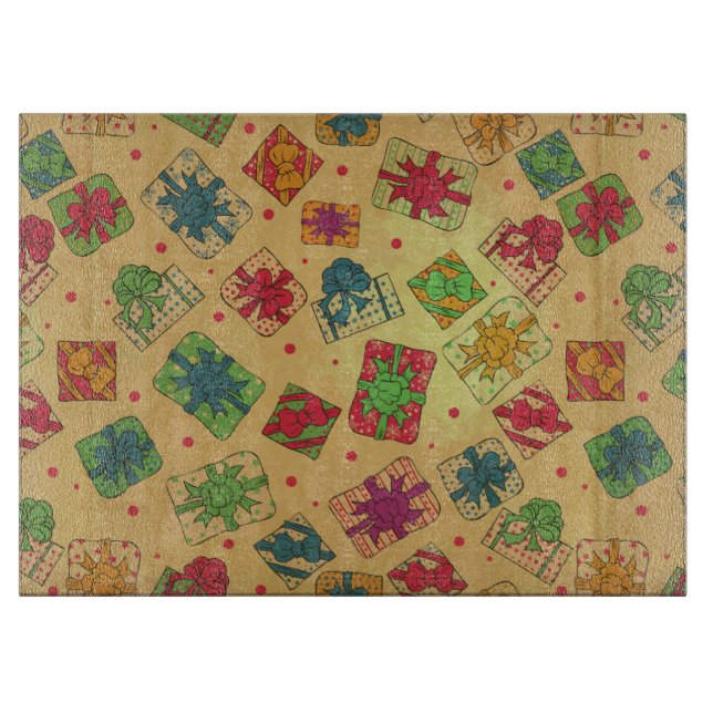 Weihnachtsgeschenke Schneidebrett (Vorderseite)