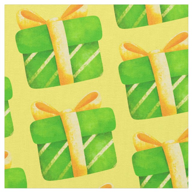 Weihnachtsgeschenke Stoff (Nahaufnahme)