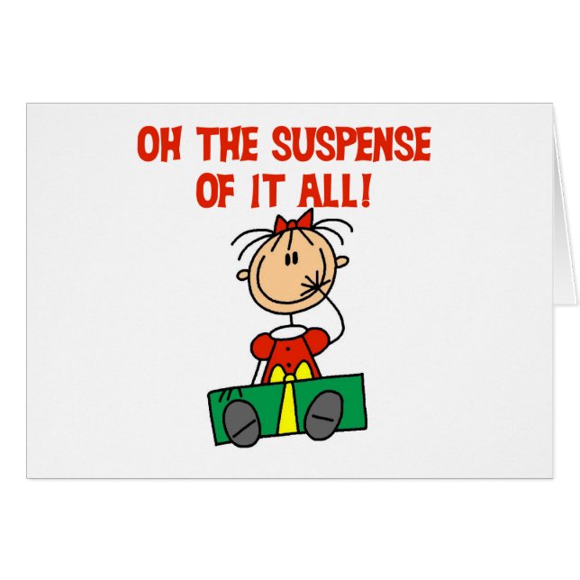 Weihnachtsgeschenke Suspense Tshirts und Geschenke (Vorderseite (Horizontal))