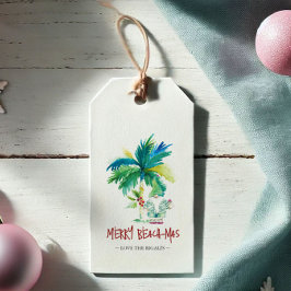 Weihnachtsgeschenke Tags Niedlich Beach-mas Geschenkanhänger