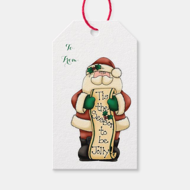 Weihnachtsgeschenke Tags/Weihnachten Geschenkanhänger (Vorderseite)