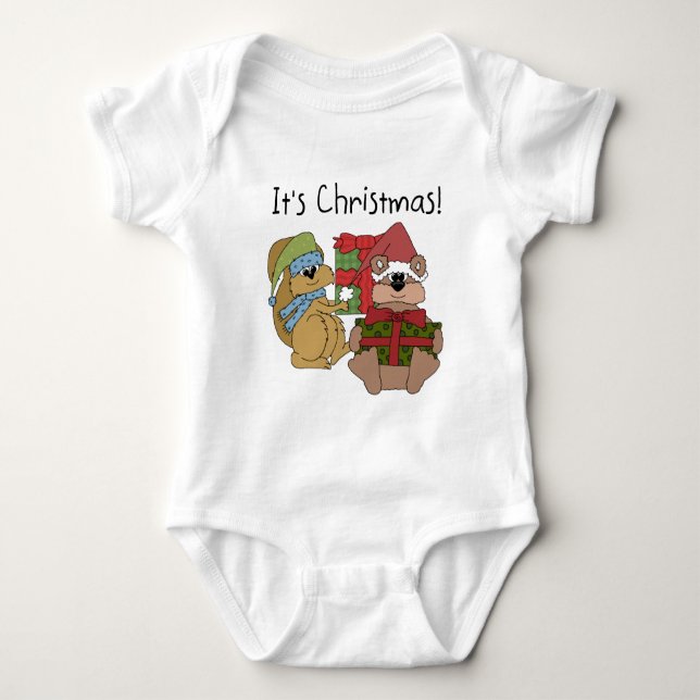 Weihnachtsgeschenke und Geschenke Baby Strampler (Vorderseite)