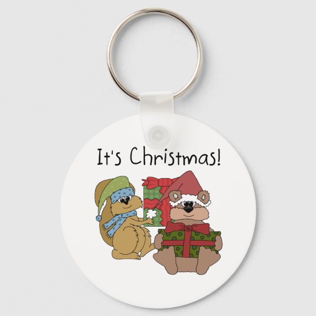 Weihnachtsgeschenke und Geschenke Schlüsselanhänger (Vorderseite)