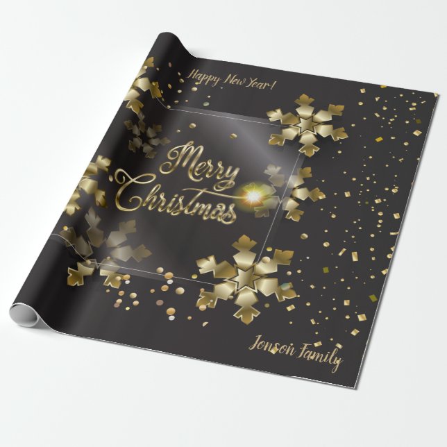 Weihnachtsgeschenke und Ihre Wünsche Persönlich Geschenkpapier (Ungerollt)