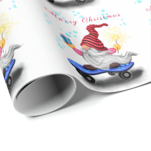 Weihnachtsgeschenke Wrapping Paper Gnome mit Gesch Geschenkpapier