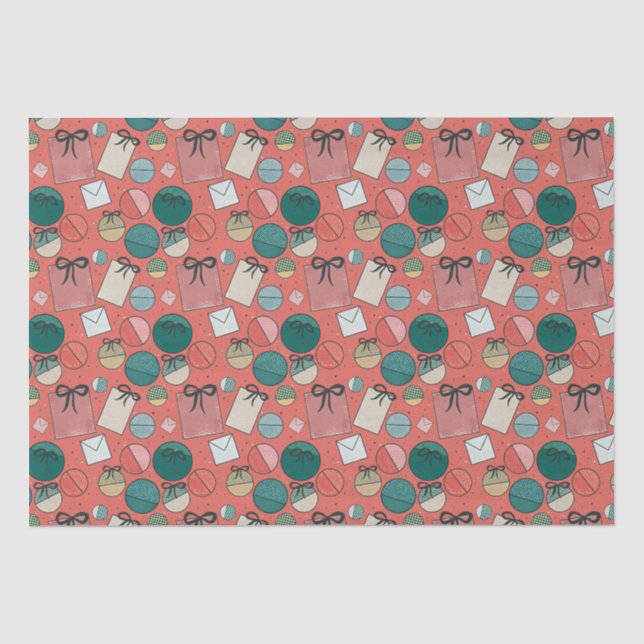Weihnachtsgeschenke Wrapping Paper Seidenpapier (Vorderseite)