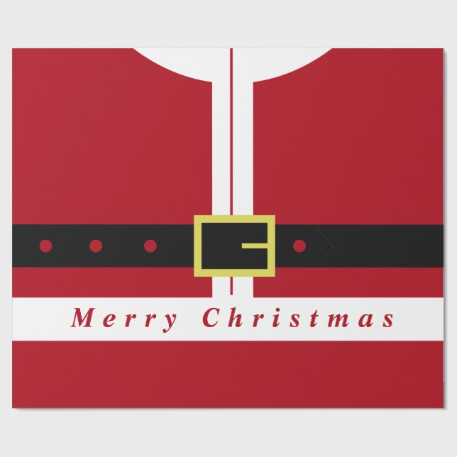 Weihnachtsgeschenke Wrapping Paper Weihnachtsmann  Geschenkpapier (Flach)