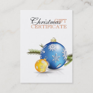 WeihnachtsGeschenkgutschein Rabattkarte