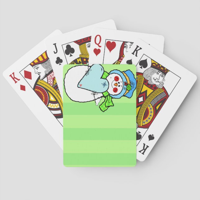 Weihnachtsgeschenkkarten Spielkarten (Rückseite)