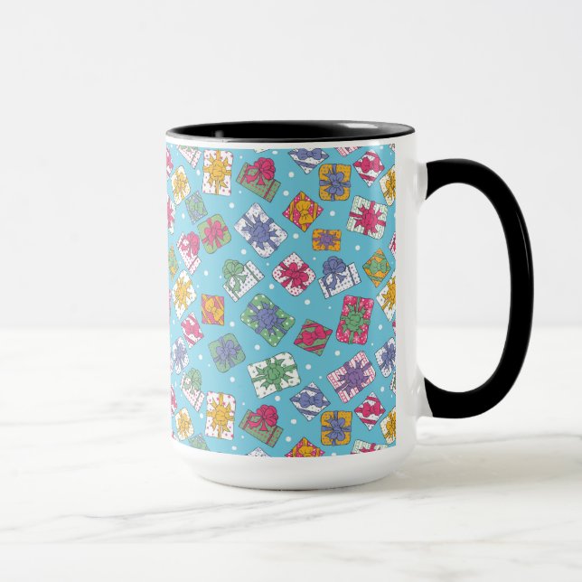 Weihnachtsgeschenkmuster Tasse (Rechts)